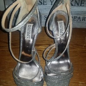 Sliver 4" Badgley Mischka heel
